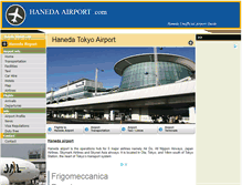 Tablet Screenshot of haneda-airport.com